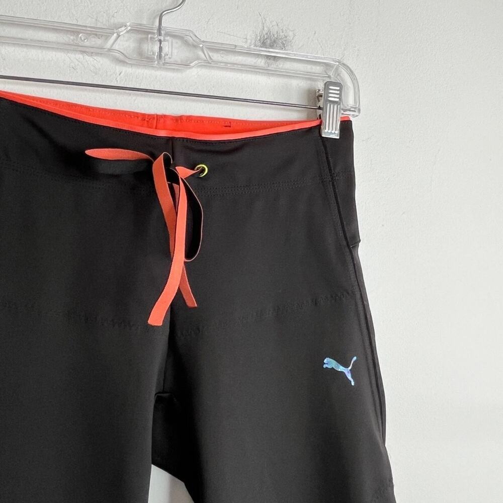 Puma Women's Cropped Pants Capri Size XS Black & Pink Athletic USP Dry Sport - Picture 5 of 11